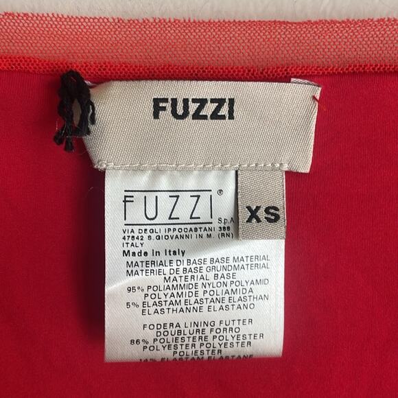 Fuzzi Tattoo Lace Fitted Square Neck Bodycon Dress - Picture 6 of 16